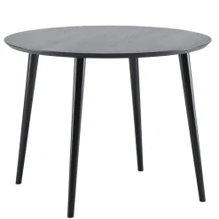 Aino ruokapöytä Ø90 cm, tammi musta
