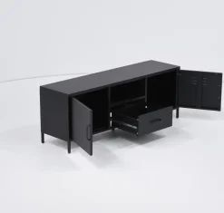 Carbon TV-taso 150x40 cm, musta