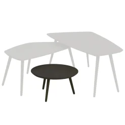 Diva sohvapöytä Ø 50 cm, musta