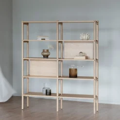 Holton Kirjahylly 140x166 cm tammi