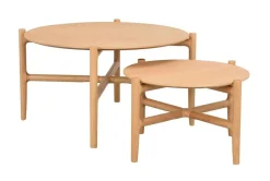 Holton sohvapöytä Ø80 cm tammi