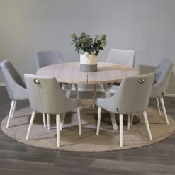Ivalo lankkupöytä Ø140 cm, tammi