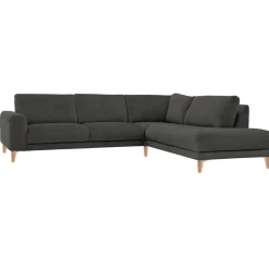 Joy 2,5h-avokulmasohva 276x237 cm, leveät käsinojat, Atlantic-kangas