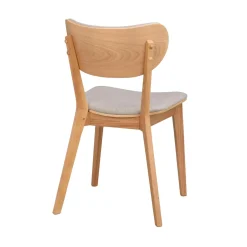 Kato tuoli lakattu tammi / harmaa-beige