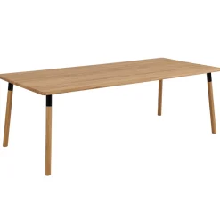 Lakeus ruokapöytä 95x180 cm, lakattu tammi
