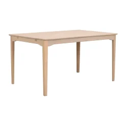 Markham ruokapöytä 140x90 cm valkopesty tammi