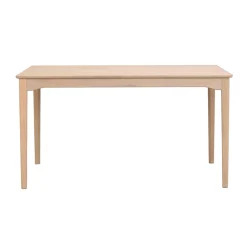 Markham ruokapöytä 140x90 cm valkopesty tammi