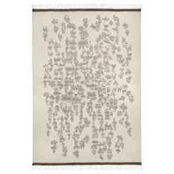 Saaristo villamatto 200x300 cm, valkoinen-harmaa