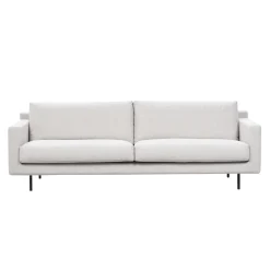Soolo sohva L242, mustat metallijalat